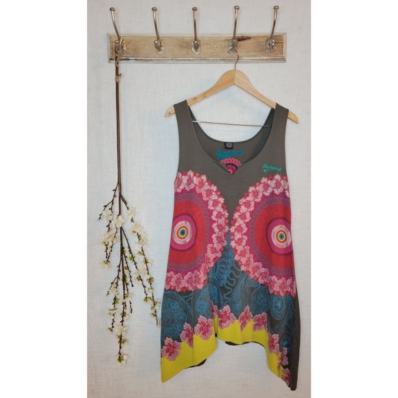 Desigual Tops - Desigual Mandala Flow Tank Top - Size M